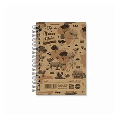 Rhino Wirebound Notebook 200 Pages 7mm Ruled A6 (Pack of 6) SRSE3