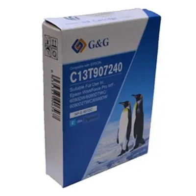 Alpa-Cartridge Compatible Epson G+G T9072 Extra High Capacity Cyan Ink