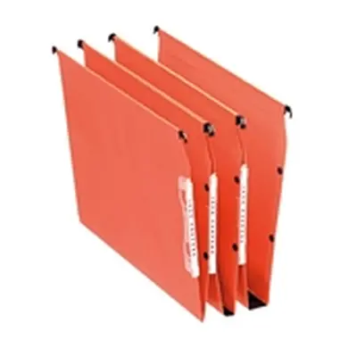 Esselte Orgarex 50mm Lateral File A4 Orange (25 Pack)