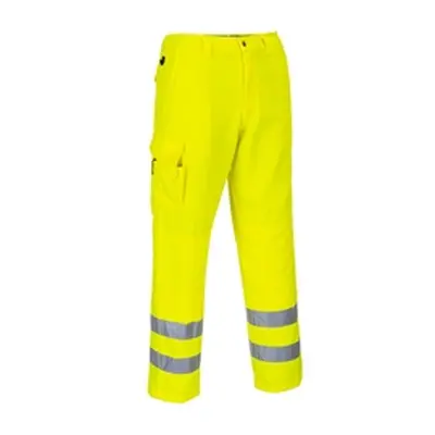 Mens Hi-Vis Combat Trousers Yellow, 4XL,