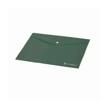 Q-Connect Recycled Polypropylene Folder Transparent A4 Green (Pack 12)