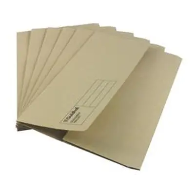 Exacompta Guildhall Document Wallet Foolscap Buff (50 Pack)