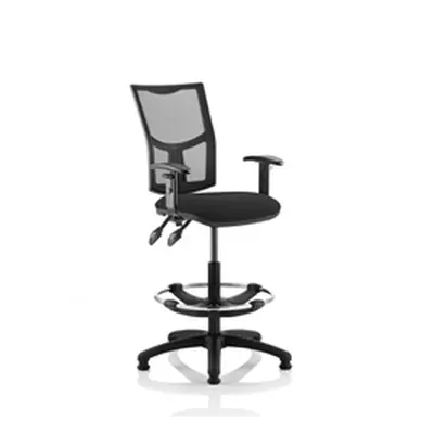 Eclipse Plus II Lever Operator Chair Mesh Back Black Adjustable Arms