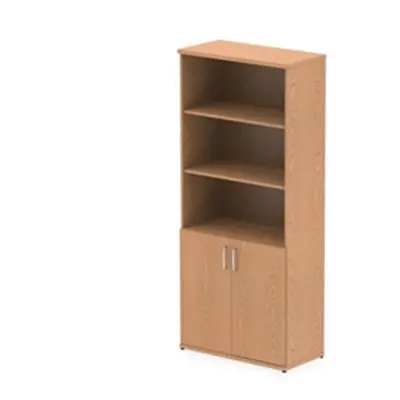 Impulse 2000mm Open Shelves Cupboard Oak