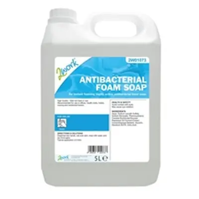 2Work Antibacterial Foam Soap 5 Litre