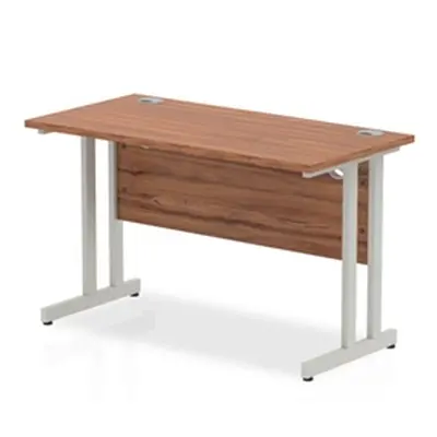 Impulse 1200/600 Rectangle Silver Cantilever Leg Desk - MI001910