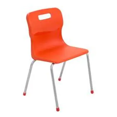 Titan 4 Leg Chair Size 4 - 380mm Seat Height - Orange - T14-O