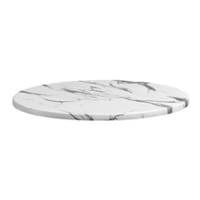 Enduratop with Carrara Marble finish - 90cm dia