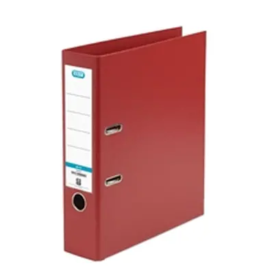 Elba 70mm Lever Arch File Plastic A4 Red 1450-09