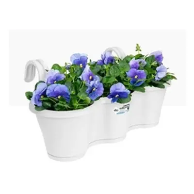 Elho Corsica Easy Hanger Trio WHITE Planter