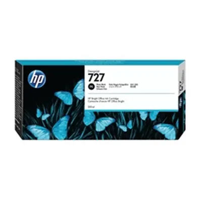 HP 727 DesignJet Ink Cartridge 300-ml Black F9J79A