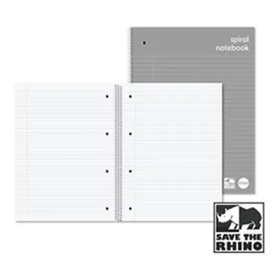 RHINO A4+ Spiral Notebook 140 Pages 8mm Lined with Margin