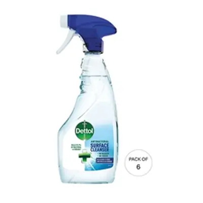 Dettol Disinfectant Trigger Spray No Fragrance 500ml (Pack of 6)