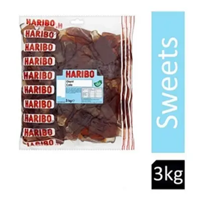 Haribo Giant Cola Bottles 3kg Bag