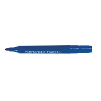 Blue Permanent Marker Bullet Tip (Pack of 10) WX26046