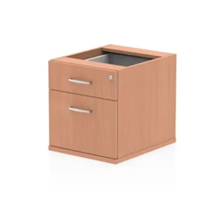 Impulse Fixed Pedestal 2 Drawer Beech - I001640