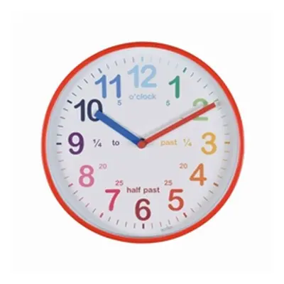 Acctim Wickford Time Teaching Clock Red Edging 22524