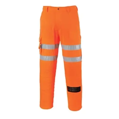 Mens Rail Combat Trousers Orange, 4XL, R