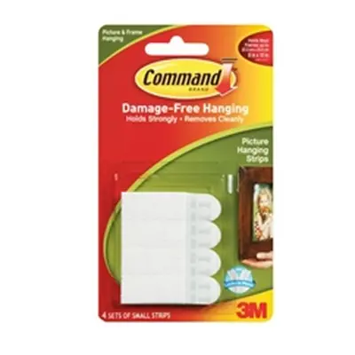 3M Command Picture Hanging Strips Small (4 Pack)