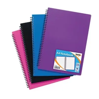 Sundry A4 Wiro Polypropylene Notebook (5 Pack) 301471