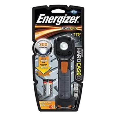 Energizer E301340800 Hard Case Pivot Light 2AA Swivel Head Torch