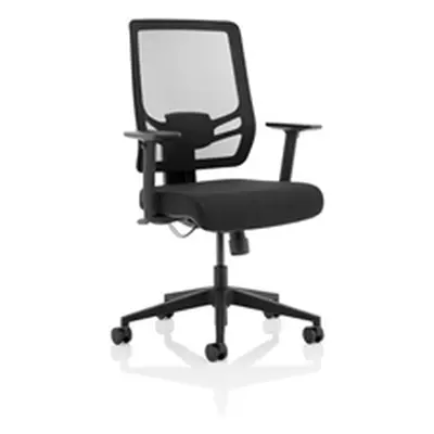 Ergo Twist Black Fabric Seat Mesh Back