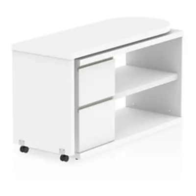 Fleur Smart Storage Desk White