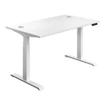 Economy Sit Stand Desk 1200 X 800 White-White