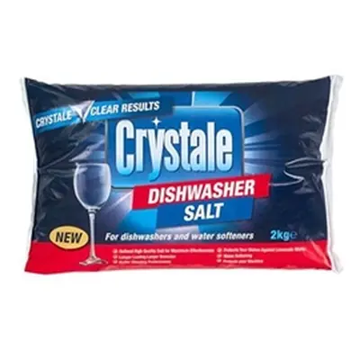 Crystale Dishwasher Salt 2kg - PACK (4)