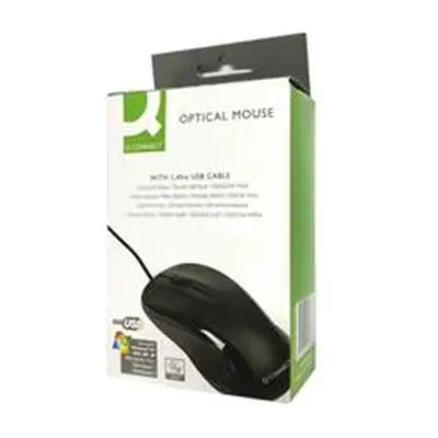 Q-Connect Scroll Wheel Mouse Black KF04368