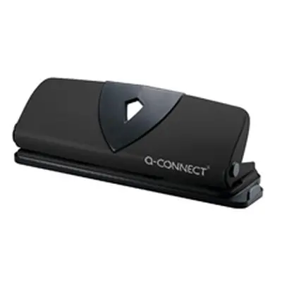 Q-Connect 4 Hole Punch Black KF01238