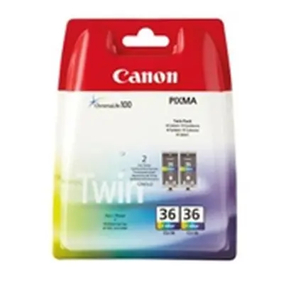 Canon CLI-36 Inkjet Cartridge Twin Pack Colour 1511B025