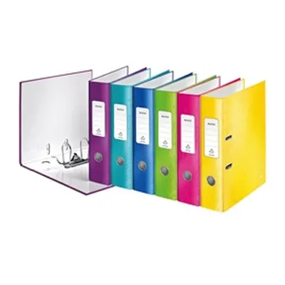 Leitz Wow 180 Lever Arch File 80mm A4 Assorted (10 Pack) 10050099