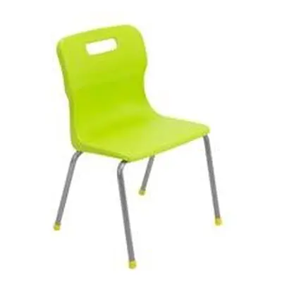 Titan 4 Leg Chair Size 3 - 350mm Seat Height - Lime - T13-L