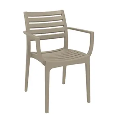 Artemis Arm Chair - Taupe