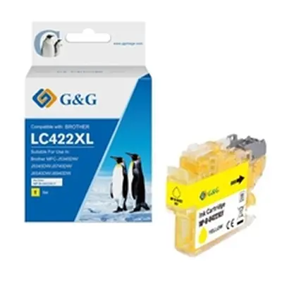 Alpa-Cartridge Compatible Brother LC422XLY Yellow Ink Cartridge