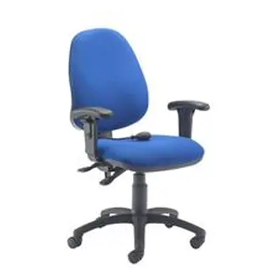 Calypso Ergo Chair With T Adjustable Arms - Royal - CH2810RB+AC1040