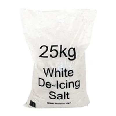 White Winter De-Icing Salt 25kg Bag (10 Pack) 383499