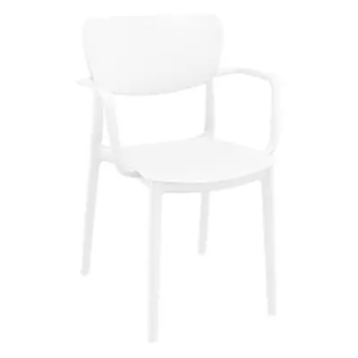 Lisa Arm Chair - White