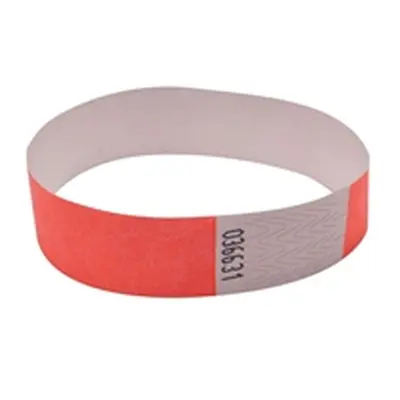 Announce Wrist Bands 19mm Coral (1000 Pack)