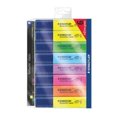 Staedtler Textsurfer Classic Highlighter Assorted (8 Pack) 364AWP8