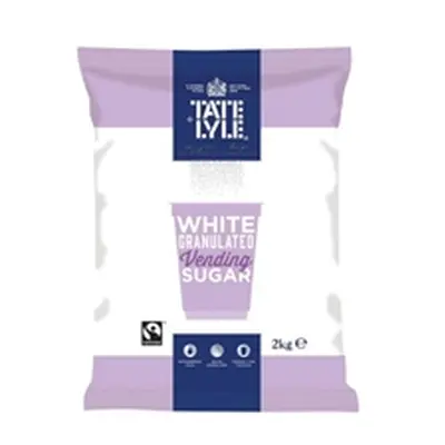 Tate and Lyle White Vending Sugar 2kg (Pack of 6) A00696PACK