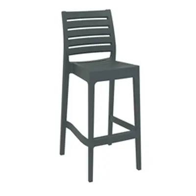 Ares 75 Bar Stool - Dark Grey