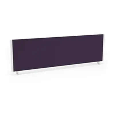 Impulse/Evolve Plus Bench Screen 1400 Bespoke Tansy Purple White Frame