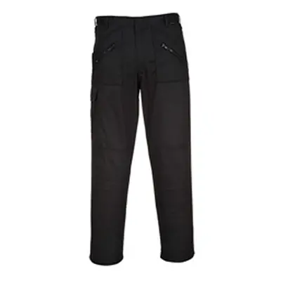 Mens Action Trousers Black, 30, Extra Ta