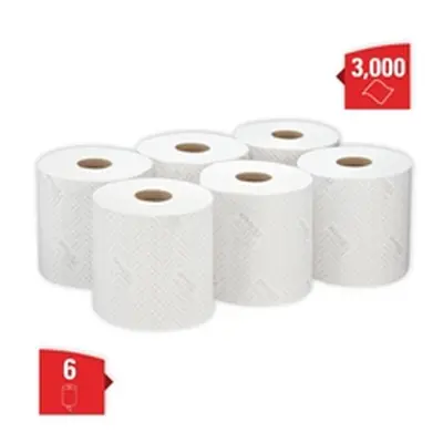 Wypall L10 Wiper Roll Control Centrefeed White (Pack of 6) 7406