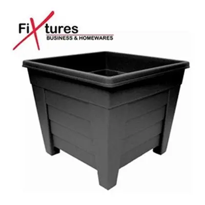 Fixtures Grosvenor Square Planter Black/Ebony 27cm - PACK (12)