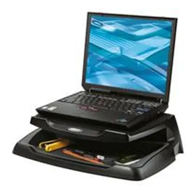 Q-Connect Laptop and LCD Monitor Stand Black Ref KF04553