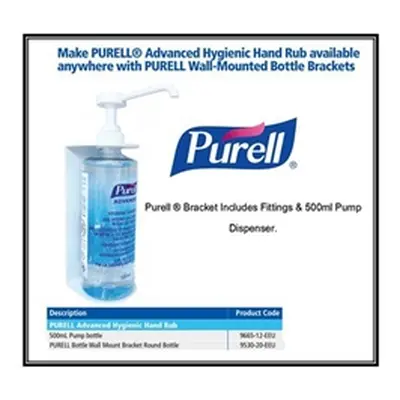 Purell Wall Bracket & 500ml Pump