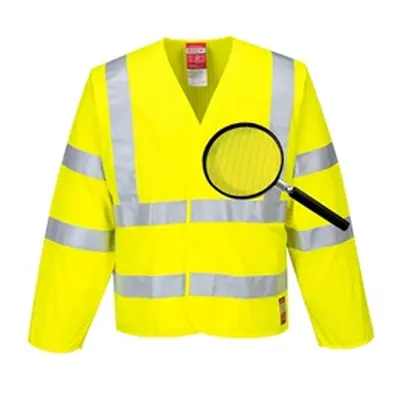 Hi-Vis Anti Static Jacket - Flame Resistant (Yello